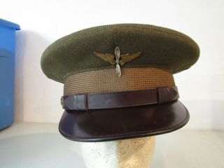 Wwii Us Army Ac Aviation Cadet Visor Cap Size 7 ½