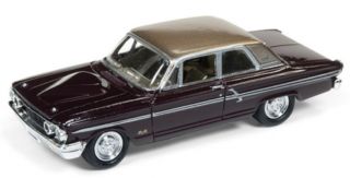 1/64 Johnny Lightning 1964 Ford Thunderbolt In Vintage Burgundy W/ Gold Roo