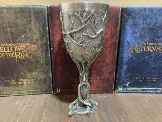 Royal Selangor Pewter Goblet - Ent - Lord Of The Rings Lotr 1996 Not Boxed