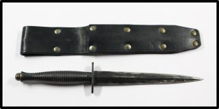 Vintage Wwii Era British Fairbairn Sykes Commando Knife Dagger W Mould 3 F&s