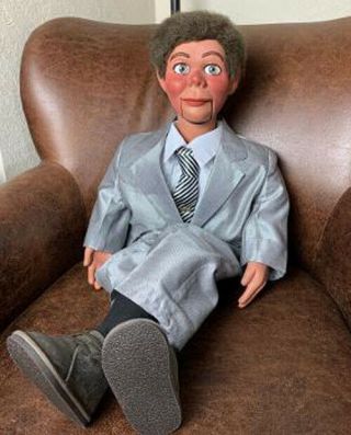 Professional Ventriloquist Figure/dummy By Jerry Layne - Reworked By Dan Payes