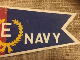 RARE Flag WW 2 US Army Navy E Excellence Guide on w/ white border 3