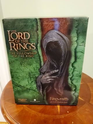 Sideshow Weta Lord Of The Rings Ringwraith 1/4 Scale Polystone Bust Statue