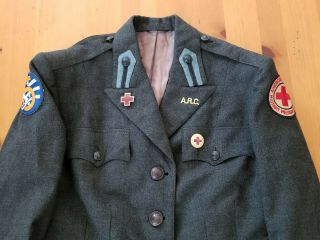WWII American Red Cross Volunteer Uniform Jacket PTO Asiatic Theater 5th USAAC 2