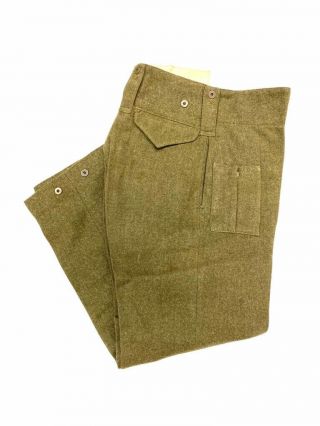 Ww2 Canadian Army Battle Dress Pants Trousers Size 5 1944 Dated