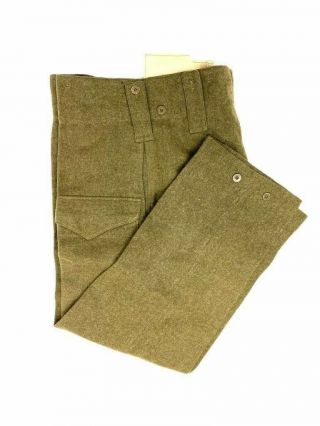 WW2 Canadian Army Battle Dress Pants Trousers Size 5 1944 Dated 2