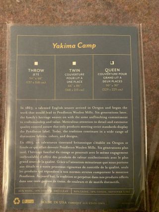 Pendleton - Yakima Camp Wool Blanket - Queen Sized - 3