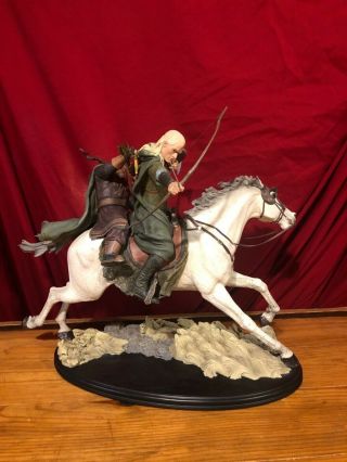Lord Of The Rings Legolas And Gimli On Arod Sideshow Statue