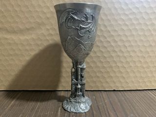 Royal Selangor Pewter Goblet - Gondolin - Lord Of The Rings Lotr G.  Anthony 1996