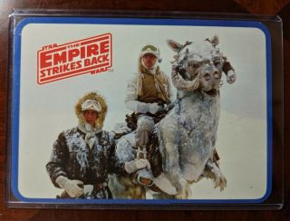 1980 Star Wars The Empire Strikes Back - Antique Postcard - Hoth Hotel Tauntaun
