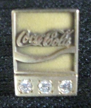 10k Gold Pin From Coca Cola Given For 15 Years Of Service
