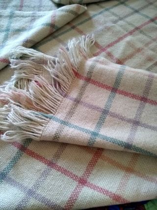 Pendleton 100 Percent Pure Virgin Wool Made In The Usa Pastel 