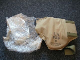 Wwii Us Army Nos Gas Mask With Filter And Carrier And Cello Unissued