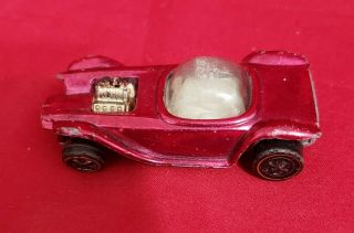 Vintage 1968 Hot Wheels Redline Beatnik Bandit (red) Car Mattel By Ed Roth