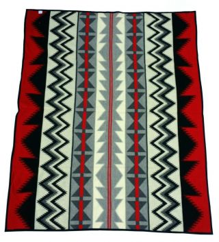 Pendleton Beaver State Caliente Geometric Patterns Wool Robe Blanket 64x80