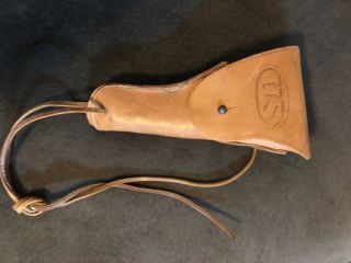 Vintage Wwii Us Army Leather Holster Colt - 1911 M1911a1 Graton & Knight Co 1943