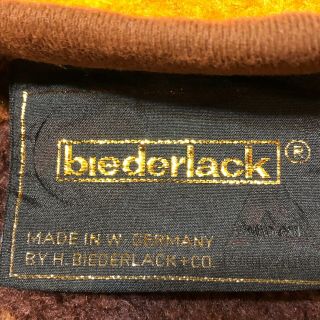 Biederlack Southwestern Aztec Brown Orange Tan Made in W.  Germany 76x58 Blanket 2
