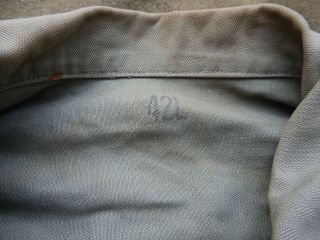WWII / WW2 U.  S.  Army,  Herringbone Twill,  HBT Jacket,  Early 1941 Pattern,  Size 42 3