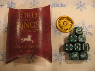 Lord Of The Rings Lotr Tmg Games Workshop The Two Towers Peoples Dice Pack
