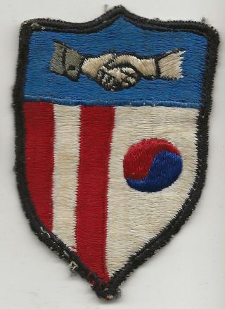 Off Jacket Japanese Made Korean Civil Assistance Command Shoulder Patch