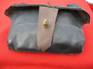 WWII Russian SVT 38/40 Artifficial Leather Pouch.  Stamped.  1941 RARE 2