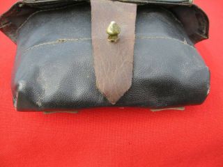 WWII Russian SVT 38/40 Artifficial Leather Pouch.  Stamped.  1941 RARE 3