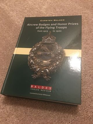 Wwi German Pilot Badge Reference Book 1913 - 1920 700 Pages,  Best Out There.  Top