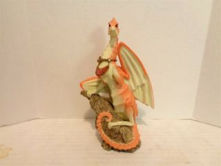 1992 Enchantica Breem Carrier Dragon Limited 6 3/4 Inch Tall Procelian Figurine
