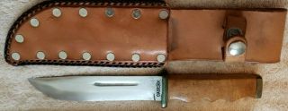 Case Xx 337 - 6 " Q Ww2 Quartermaster Fighting Knife Theatre Made Sheath And Handle
