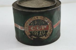 Vintage B/A British American Oil Autolene Cup Grease Tin Can Advertising - M83 3