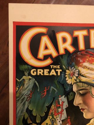 Carter the Great The World ' s Weird Wonderful Wizard Window Card 1926 2