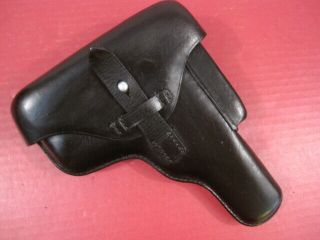 Post - Wwii German Leather Holster For Fn Browning 1935 Hi Power Pistol - Xlnt 2