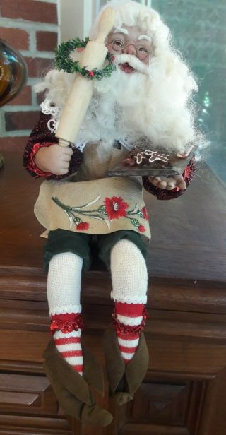 Lasting Endearments Elf Santa Baker Doll Lynn West Signed Numbered And Dated