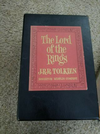 1965 Lord Of The Rings Tolkien Trilogy 10th Print 2nd Edition (fellowship Damage
