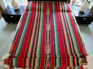 4.  8 Yd Ralph Lauren Native American,  Rainbow Serape Print Upholstery (?) Fabric