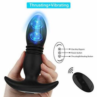 Thrusting Anal Toy Prostate Massager For Men 7 Thrusting Actions Vibration Mod