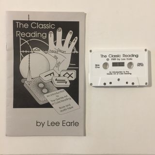 Classic Art Of Cold Reading Lee Earle Mentalist Magic Booklet Audio Cassette Esp
