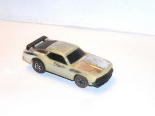 Vintage Hot Wheels Redline Sizzlers Chrome Mustang Boss Green Light Special
