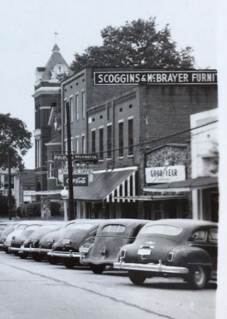 RPPC Main Street Calhoun Georgia.  Coca - Cola,  Good Year Tire & Western Auto Sign 6