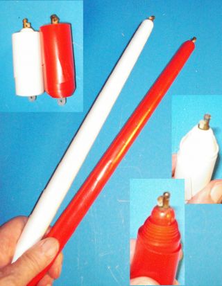 Fantasio The Ribbon & The Candle - 1 Red - 1 White - 1 Set Instructions -.  Fine - On