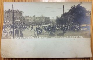 Early 1900s Real Photo Post Card Hillsboro Ohio Inv - P144