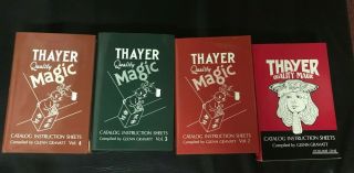 Thayer Quality Magic - Vols 1,  2,  3 And 4 - Complete Set - Discontinued