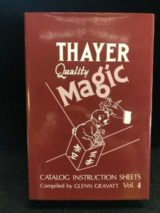Thayer Quality Magic - Vols 1,  2,  3 and 4 - COMPLETE SET - Discontinued 2