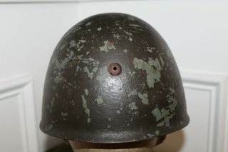 WW2 Italian Army M33 Combat Helmet w/Full Liner & Chinstraps 3
