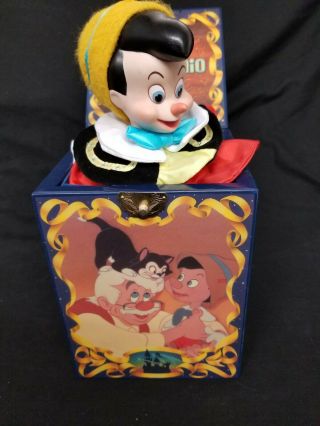 Enesco Walt Disney ' s Pinocchio 50th Anniversary Musical Jack - in - the - Box Ltd 3
