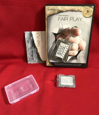 Fair Play (dvd And Gimmick) By Steve Haynes.  Hard To Find Right Now.  Mentalism
