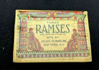 Vintage 1930 Ramses Prophylactic Condom War Time Package Cardboard Box