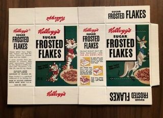 32 VTG 1950 ' s NOS Kellogg ' s Sugar Pops & Frosted Flakes Mini Cereal Boxes 2