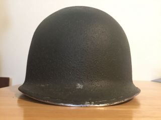WWII US M1 Fixed Bale Helmet 2