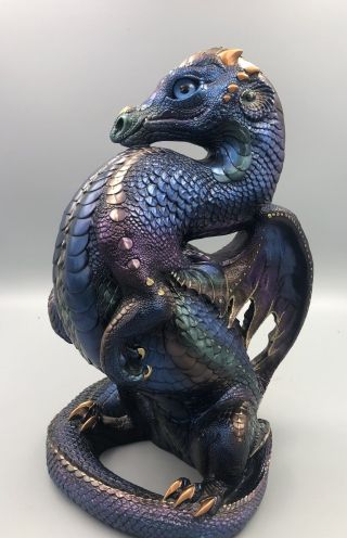 Windstone Editions Emperor Dragon Peacock Statue